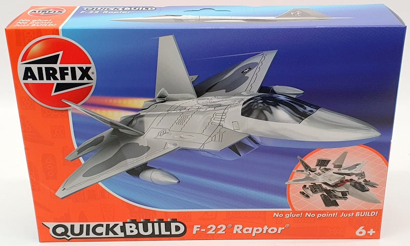 Airfix Quick Build Model Aircraft Kit J6005 - F22 Raptor
