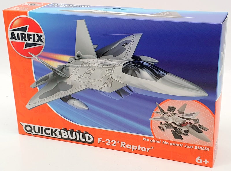 Airfix Quick Build Model Aircraft Kit J6005 - F22 Raptor